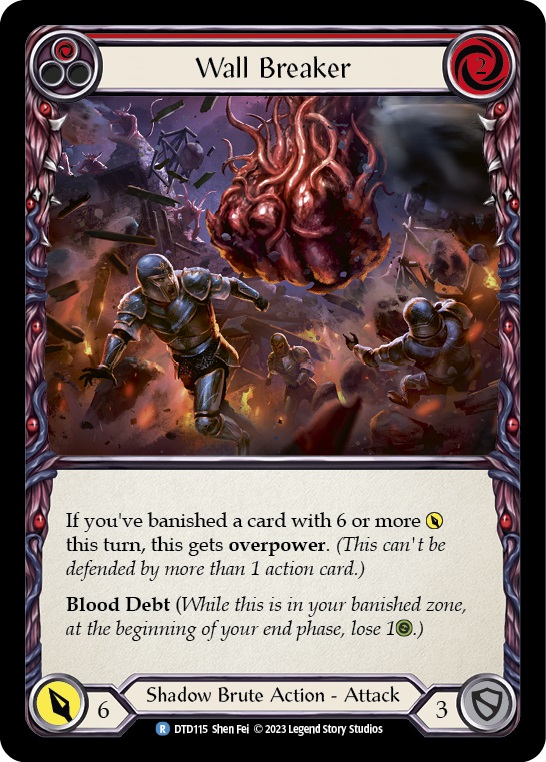 Wall Breaker (Red) - Rainbow Foil