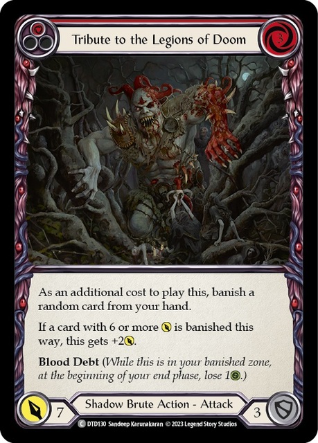 Tribute to the Legions of Doom (Red)