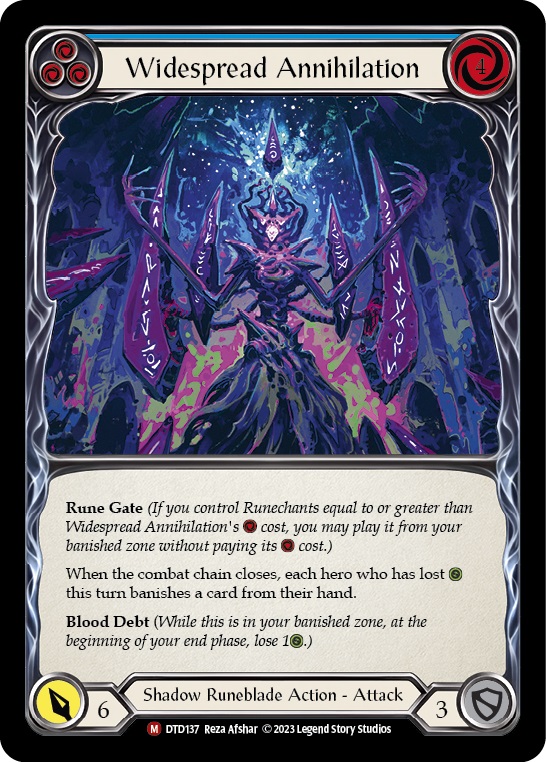 Widespread Annihilation - Rainbow Foil
