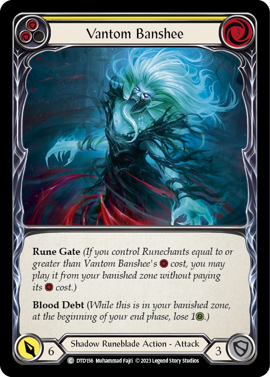 Vantom Banshee (Yellow) - Rainbow Foil