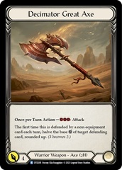 Decimator Great Axe - Cold Foil