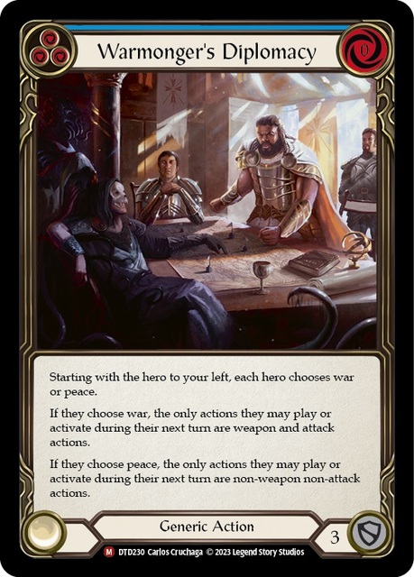 Warmongers Diplomacy - Rainbow Foil