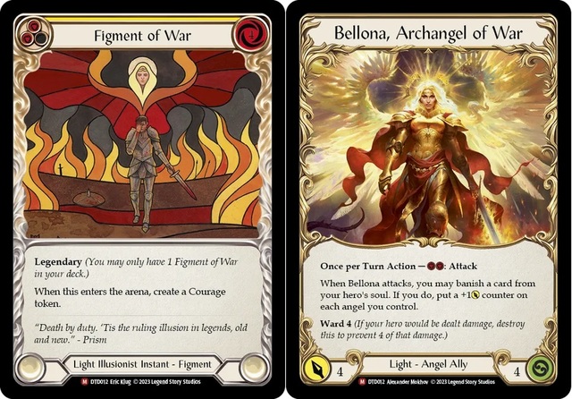 Figment of War // Bellona, Archangel of War - Flesh and Blood TCG 