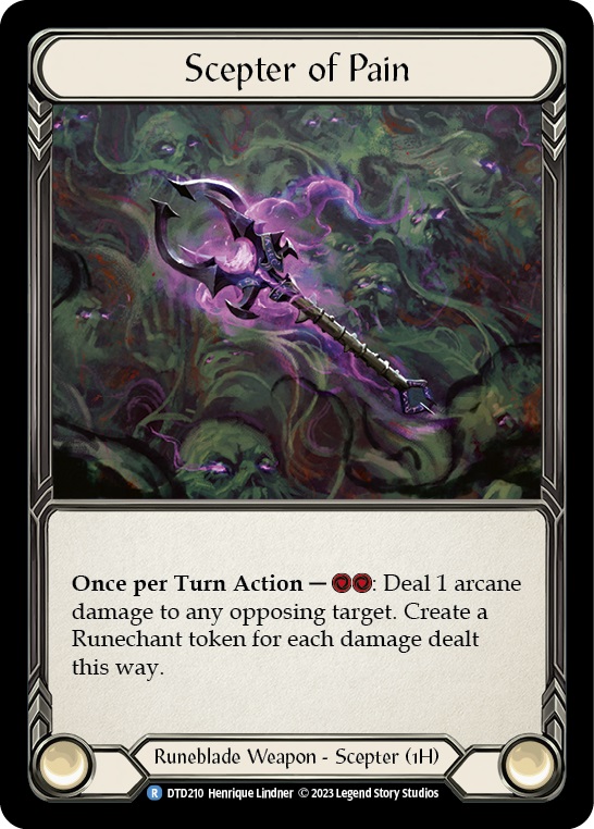 Scepter of Pain - Cold Foil
