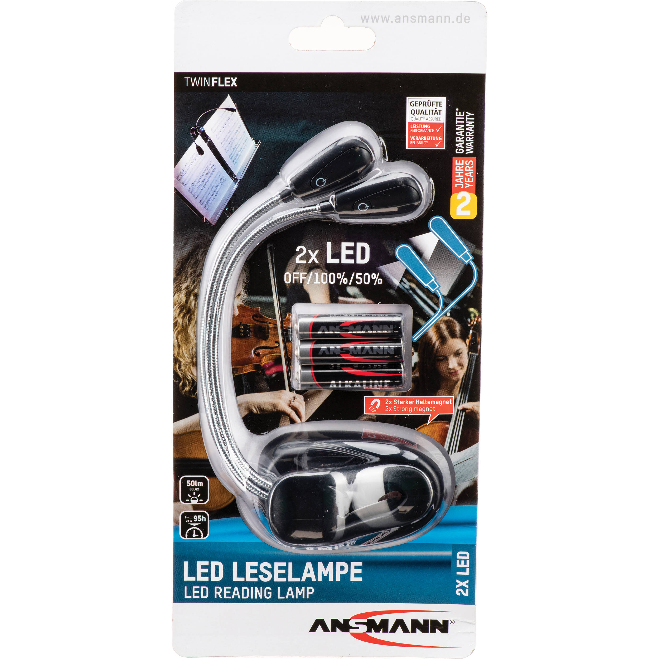 Ansmann Lifestyle Twinflex Reading Light