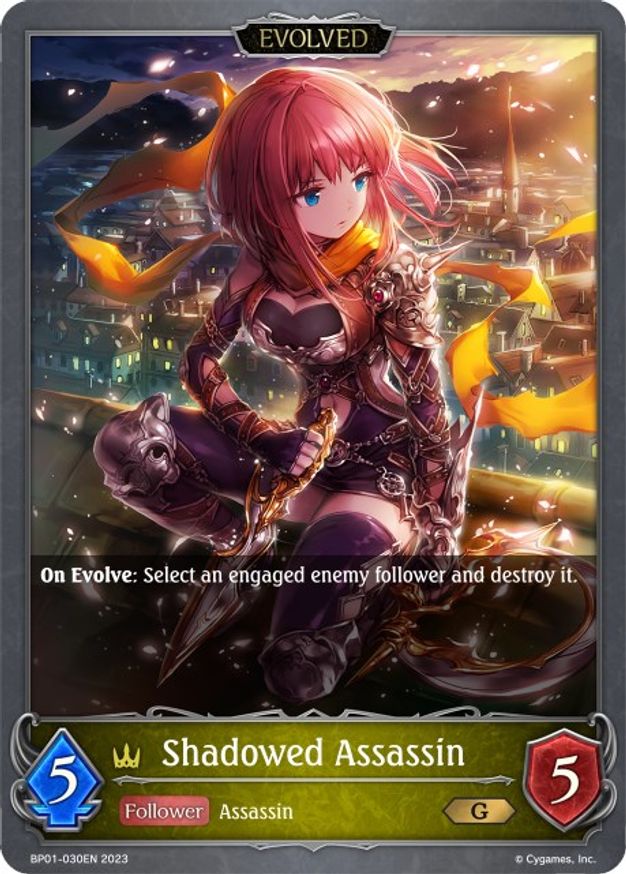 Shadowed Assassin (Evolved) - BP01-030EN - G