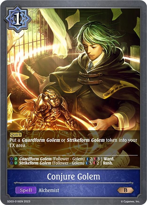 Conjure Golem - SD03-016EN - B