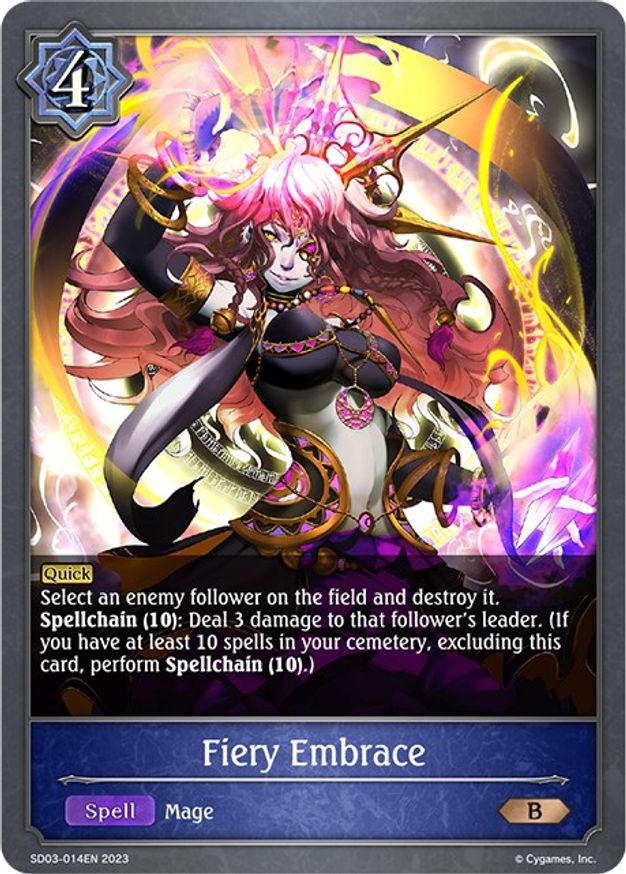 Fiery Embrace - SD03-014EN - B