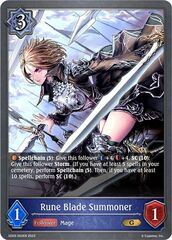 Rune Blade Summoner - SD03-002EN - G