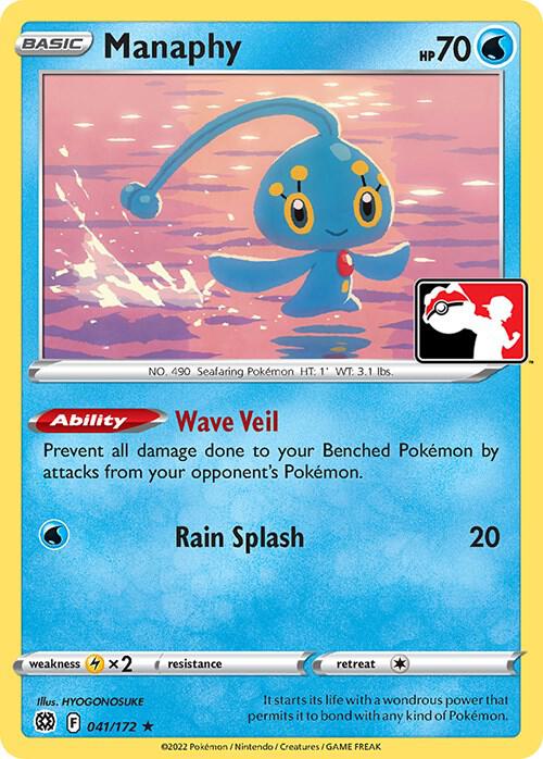Manaphy - 041/172 - Holo Rare