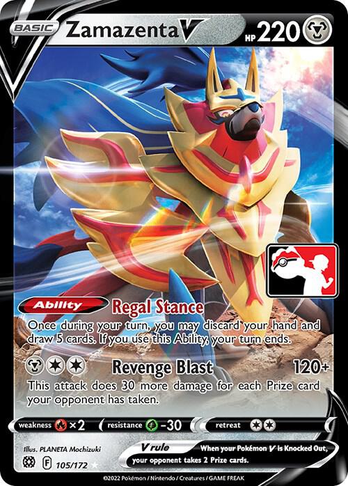 Zamazenta V - 105/172 - Ultra Rare