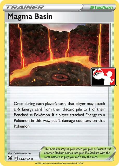 Magma Basin - 144/172 - Uncommon Holo