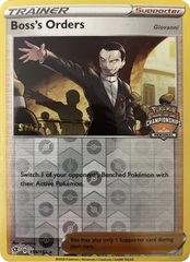 Boss's Orders - 154/192 (Regional Championship Staff Promo) - League & Championship Cards