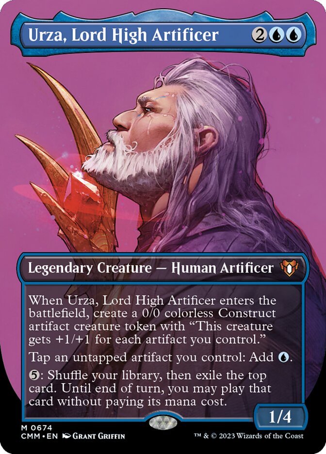 Urza, Lord High Artificer - Foil - Borderless