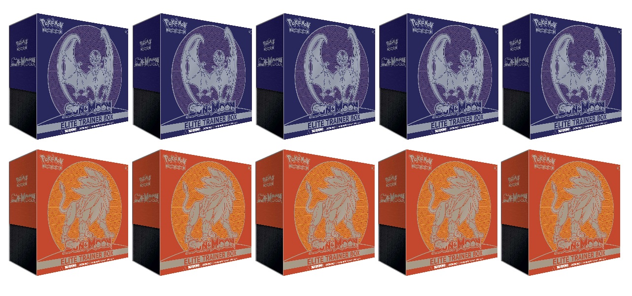 Sun & Moon - Base Set Elite Trainer Box Case