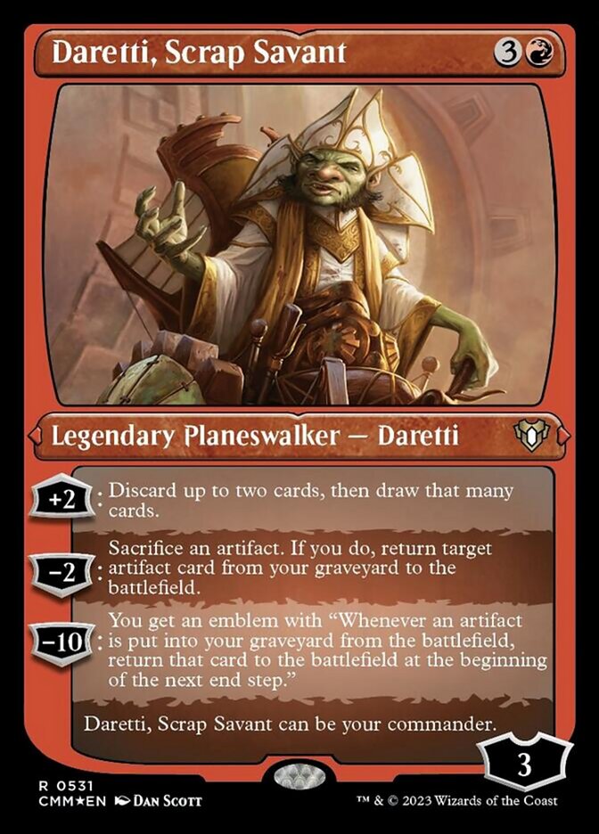 Daretti, Scrap Savant - Foil Etched