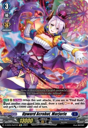 Upward Acrobat, Marjorie - D-SS05/Re07EN - Re