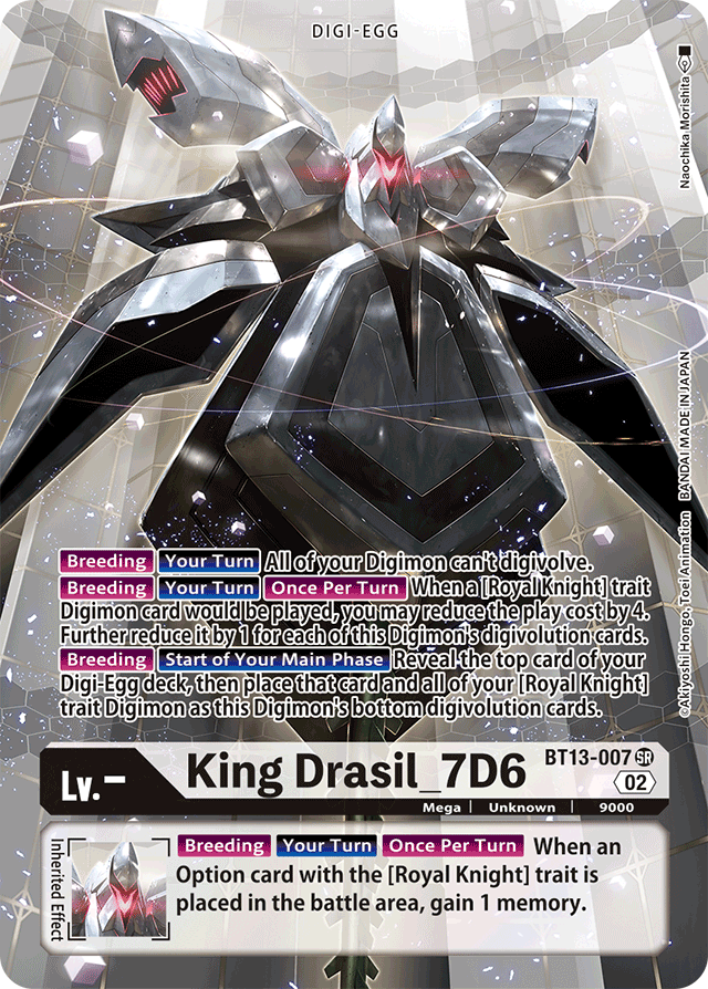 King Drasil_7D6 - BT13-007 - SR - Alternate Art