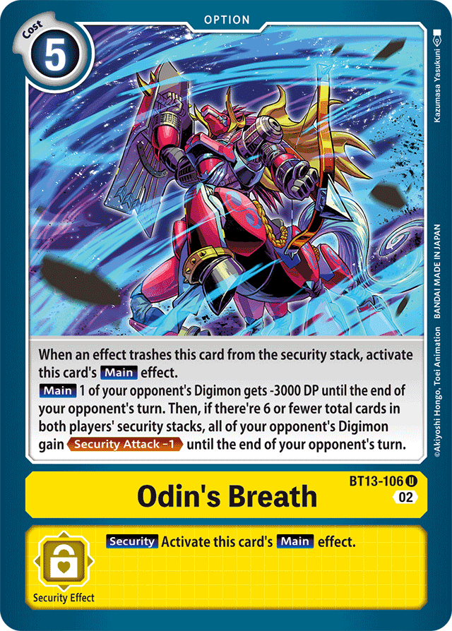 Odins Breath - BT13-106 - U