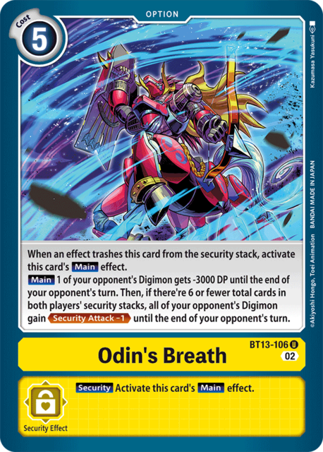 Odins Breath - BT13-106 - U