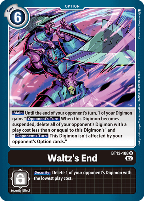 Waltzs End - BT13-108 - U