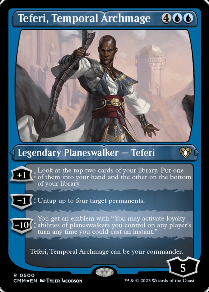 Teferi, Temporal Archmage - Foil Etched