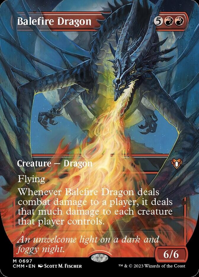 Balefire Dragon - Borderless