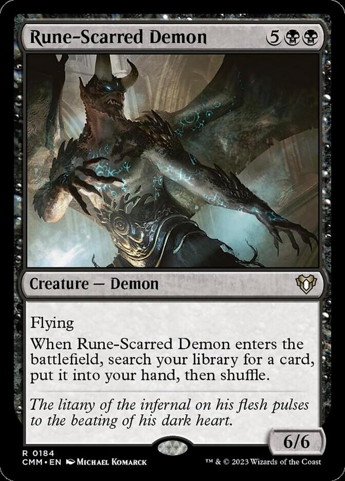 Rune-Scarred Demon - Foil