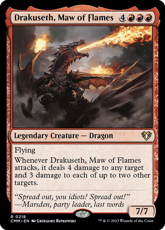 Drakuseth, Maw of Flames - Foil