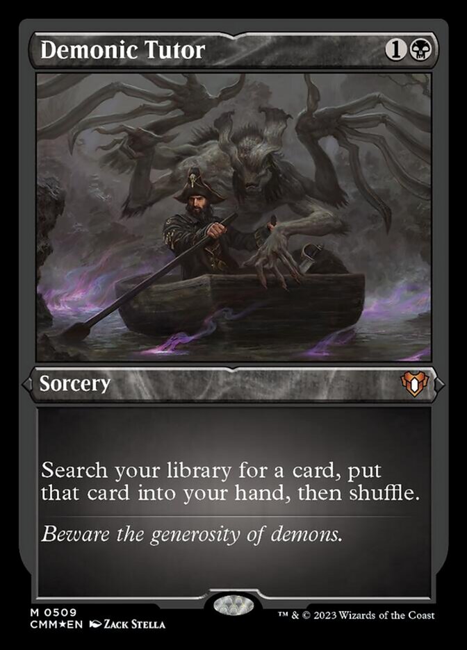 Demonic Tutor - Foil Etched