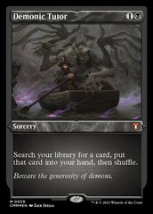 Demonic Tutor (Foil Etched) - Foil