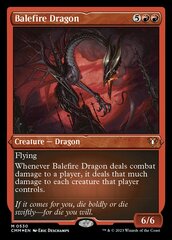 Balefire Dragon - Foil Etched