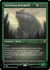 Craterhoof Behemoth - Foil Etched