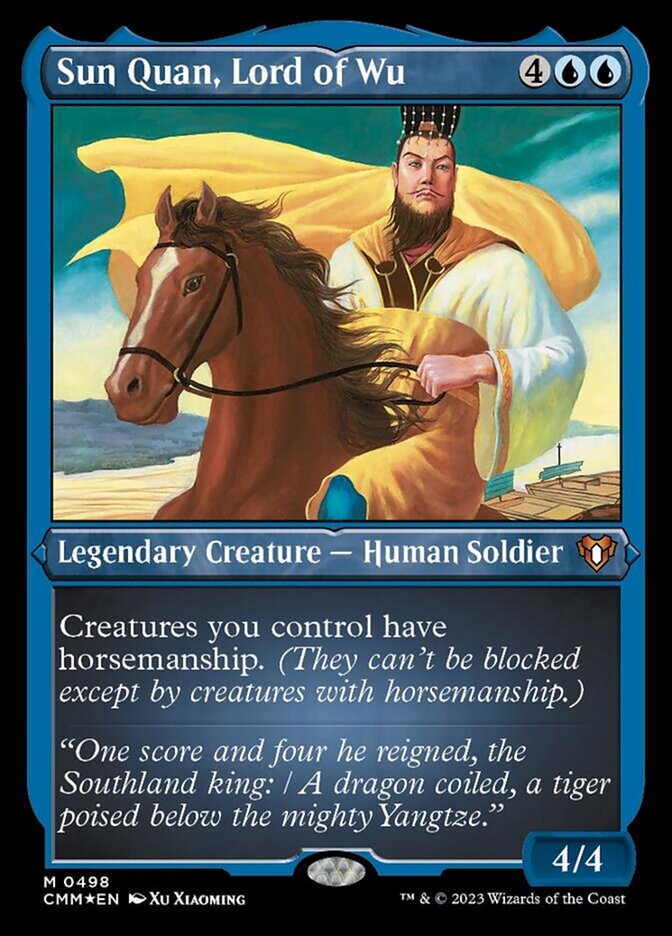 Sun Quan, Lord of Wu - Foil Etched