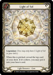 Light of Sol - Cold Foil