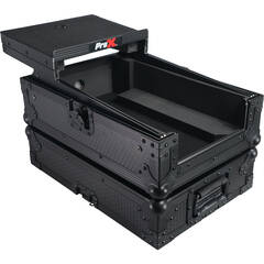 ProX ATA Flight Style Road Case for Pioneer DJM-S7 DJ Mixer with Laptop Shelf (Black)