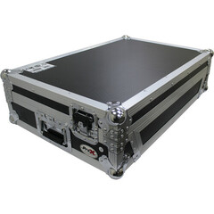 ProX Flight Case with 1 RU Rackspace and Wheels for RANE ONE (Silver on Black)