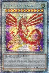 Crimson Dragon - DUNE-EN038 - Quarter Century Secret Rare - 1st Edition