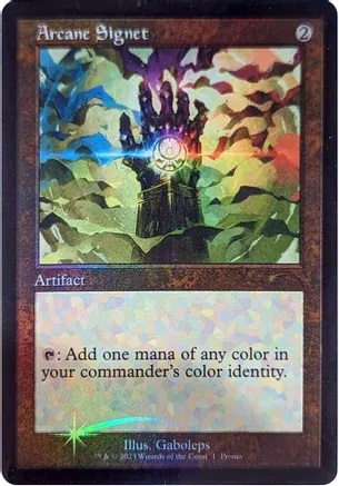 Arcane Signet - Foil (Magic Fest Promo) (Retro Frame)