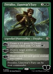 Freyalise, Llanowar's Fury - Foil Etched