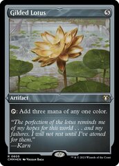 Gilded Lotus - Foil Etched