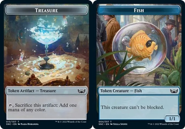 Treasure (013) // Fish Double-sided Token