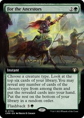 For the Ancestors (0770) (Extended Art) - Foil