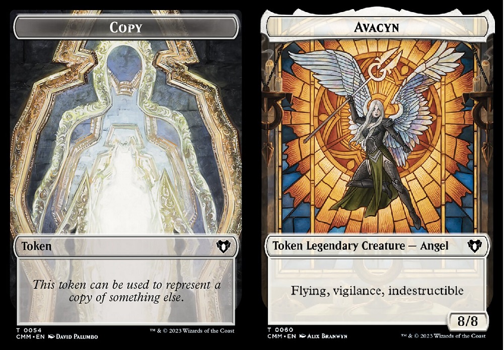 Copy (0054) // Avacyn (0060) Double-Sided Token