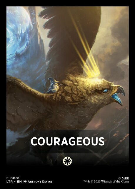 Courageous Theme Card