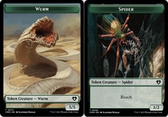 Wurm (0073) // Spider (0036) Double-Sided Token