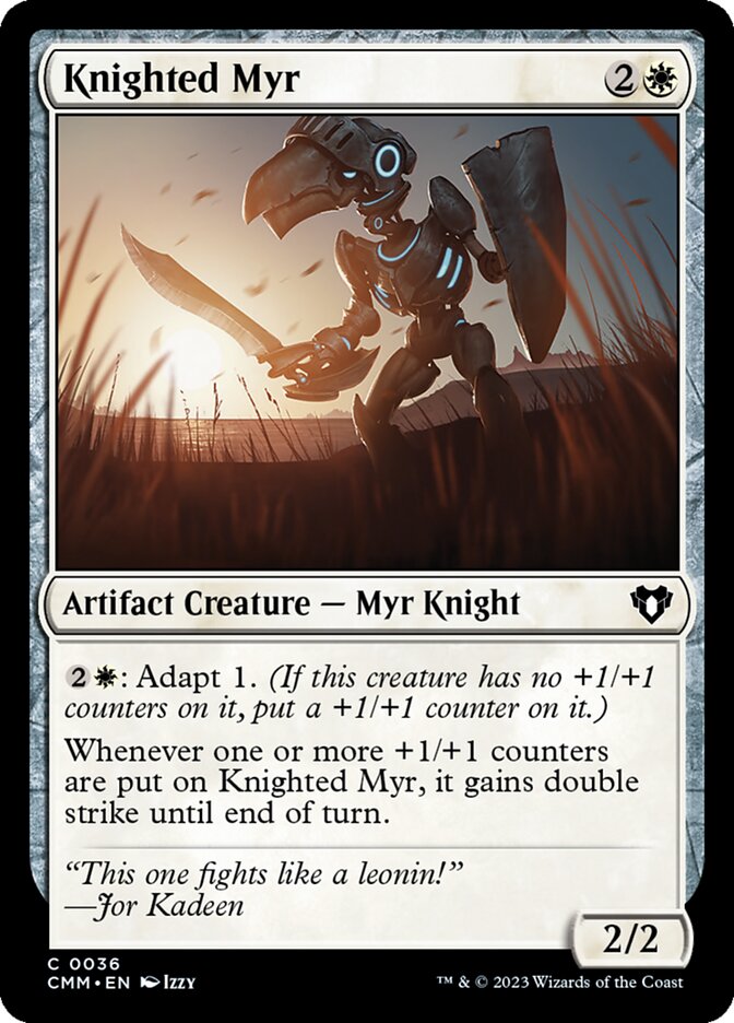 Knighted Myr (0036) - Foil