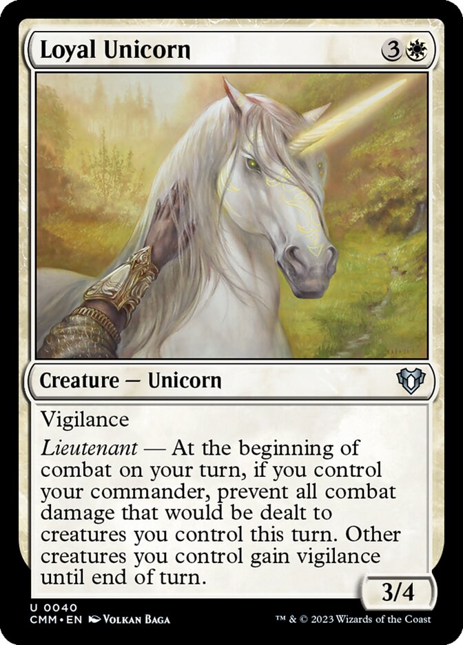 Loyal Unicorn (0040) - Foil