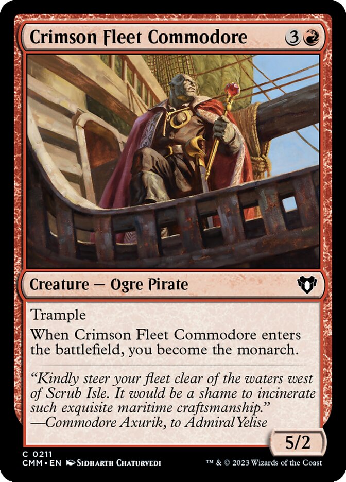 Crimson Fleet Commodore - Foil