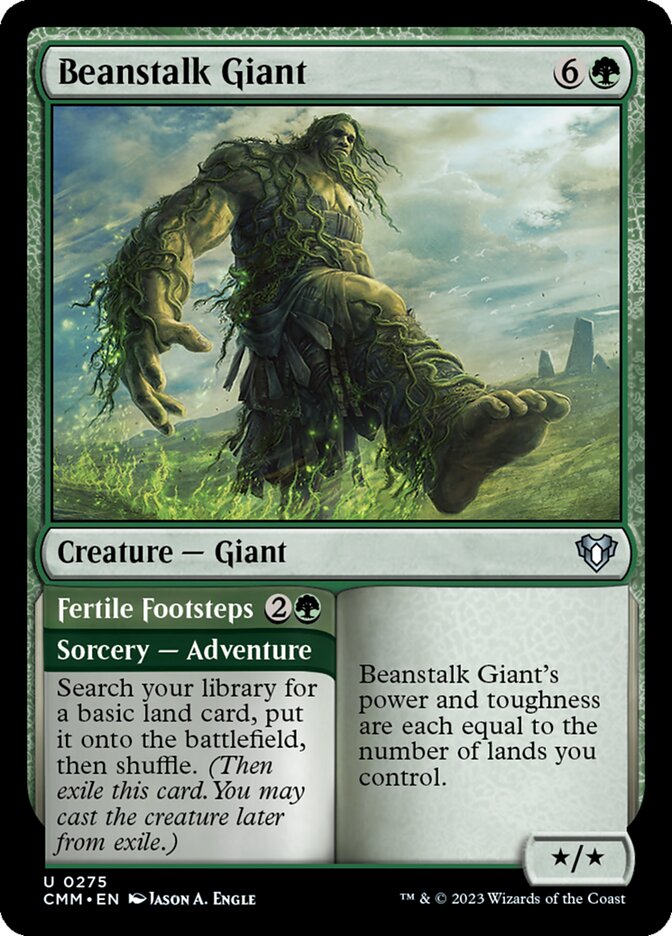 Beanstalk Giant // Fertile Footsteps - Foil